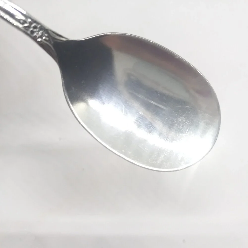 Oneida / WM A Rogers Fenway Stainless Steel Sugar Spoon-Floral-Glossy-Daydream